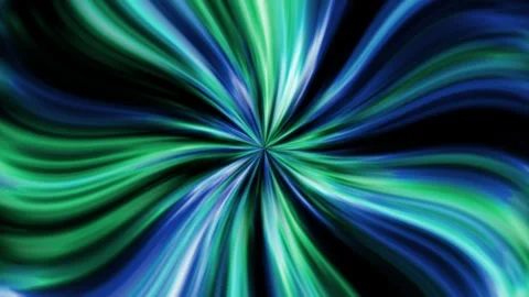 Abstract animated background with blue and green swirling lines. Background for Stock Footage 274049159