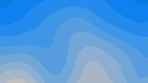 Abstract animated background blue and white gradient waves liquid glowing se Stock Footage 312336545