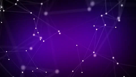 Abstract animated background of dots and lines Stock Footage 306409004