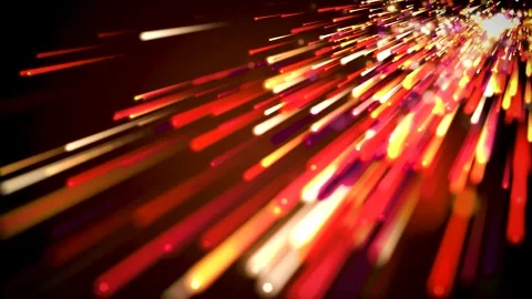 Abstract animated background with falling comets Stock Footage 332591112