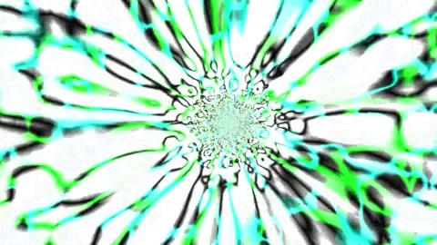 Abstract animated background featuring rotating curved lines Stock Footage 319558014
