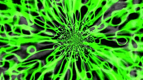 Abstract animated background featuring rotating curved lines Stock Footage 319558117