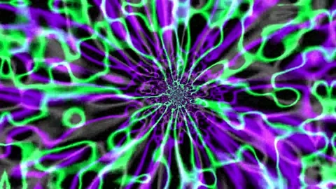 Abstract animated background featuring rotating curved lines Stock Footage 319558216