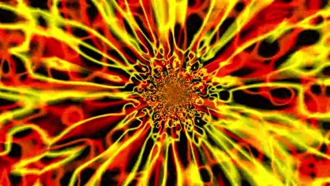 Abstract animated background featuring rotating curved lines Stock Footage 319558278