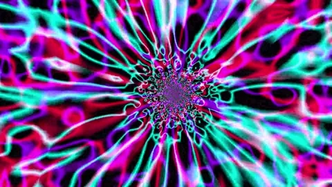 Abstract animated background featuring rotating curved lines Stock Footage 319558390