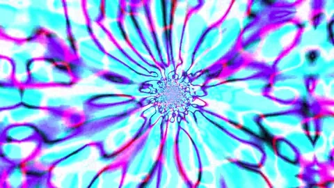 Abstract animated background featuring rotating curved lines Stock Footage 319885024