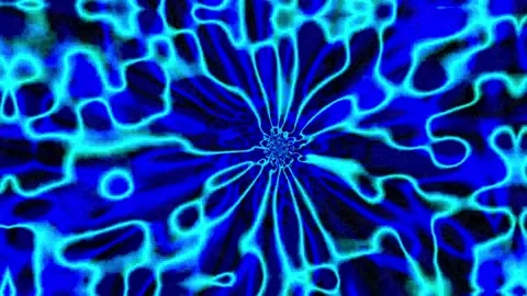 Abstract animated background featuring rotating curved lines Stock Footage 319885030
