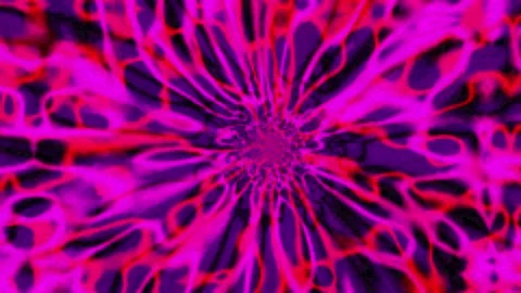 Abstract animated background featuring rotating curved lines Stock Footage 319885063