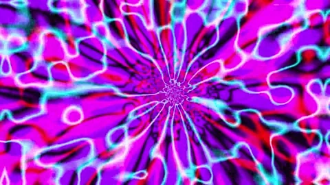 Abstract animated background featuring rotating curved lines Stock Footage 319885092
