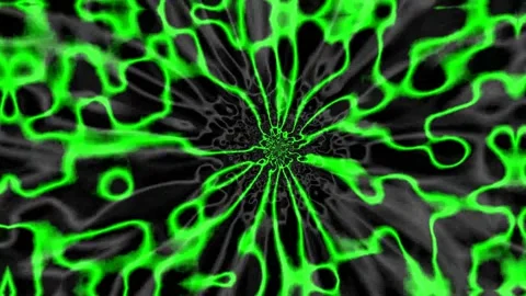 Abstract animated background featuring rotating curved lines Stock Footage 319905644