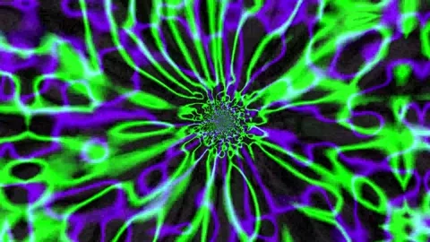 Abstract animated background featuring rotating curved lines Stock Footage 319905741