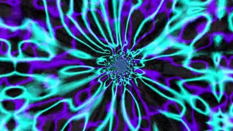 Abstract animated background featuring rotating curved lines Stock Footage 319905746