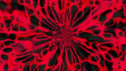 Abstract animated background featuring rotating curved lines Stock Footage 319905757