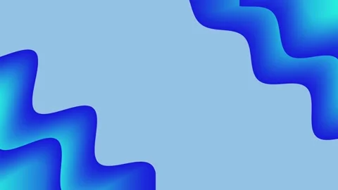 Abstract animated background with flowing blue gradient liquid shapes. Stock Footage 315617864