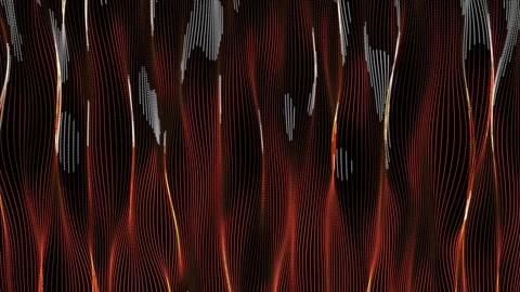 Abstract animated background with flowing lines in shades of red, black, and Stock-Footage 317266068