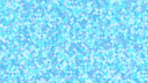Abstract animated background with geometric mosaic shapes. light blue color Stock Footage 147684866