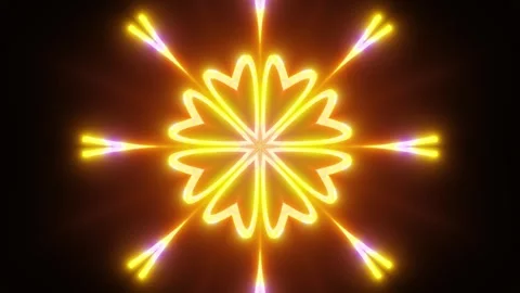 Abstract animated background. glowing patterns shimmering in different colors on Stock Footage 302062728