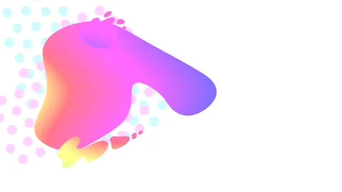 Abstract animated background with graphic geometric elements and shapes Stock Footage 138563503