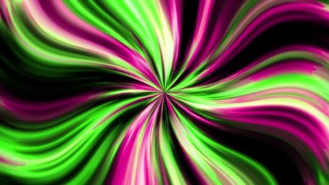 Abstract animated background with green and pink swirling lines. Background for Stock Footage 274666050
