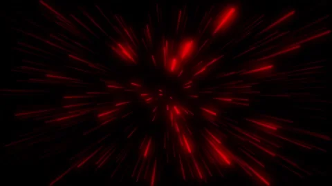 Abstract animated background of hyperspace jump in outer space with burst Stock Footage 270077011