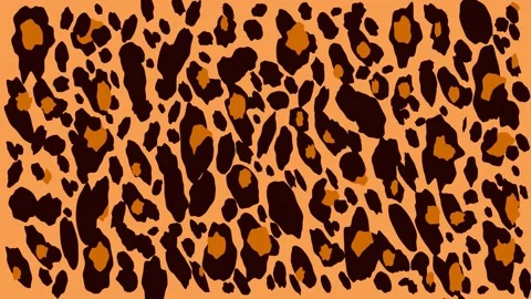 Аbstract animated background imitating the texture of leopard fur Stock Footage 180207365