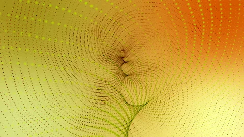 Abstract animated background made of moving particles. 3d render Stock Footage 123149437