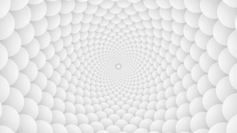 Abstract animated background. Many balls rotate around the center. Stock Footage 128034176
