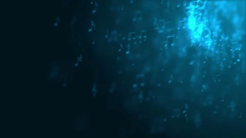 Abstract animated background with moving colorful music notes. Stock Footage 73362490