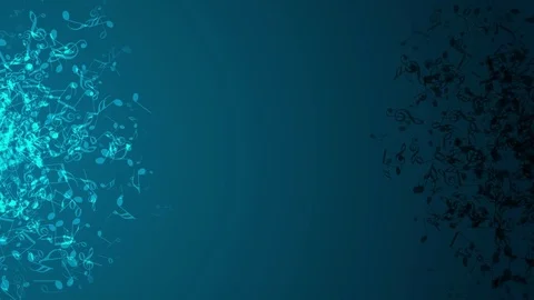Abstract animated background with moving colorful music notes. Stock Footage 73365565
