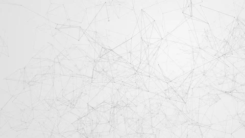 Abstract Animated Background with Moving Connected Lines. Blockchain Concept Stock Footage 148418896