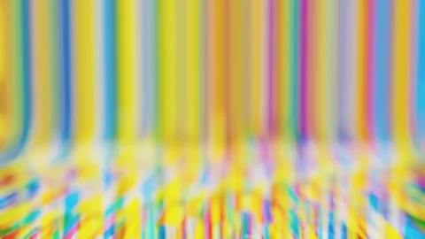 Abstract animated background. moving multicolored blurred stripes. 3d render loo Stock Footage 311823991