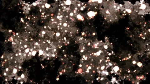 Abstract Animated Background Of Moving Particles 02. Video stock 297835768