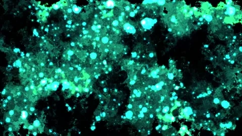 Abstract Animated Background Of Moving Particles 03. Stock Footage 297835770