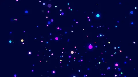 Abstract animated background with particles Vidéo 100438515