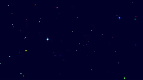 Abstract animated background with particles Vidéo 100471798