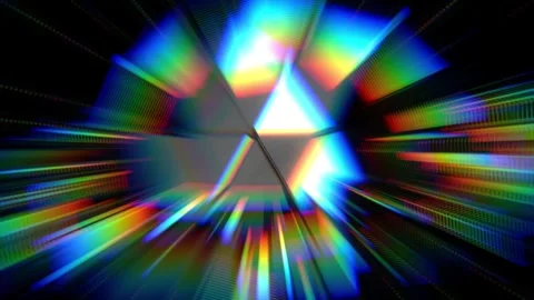 Abstract animated background with prism effect Stock Footage 320359752