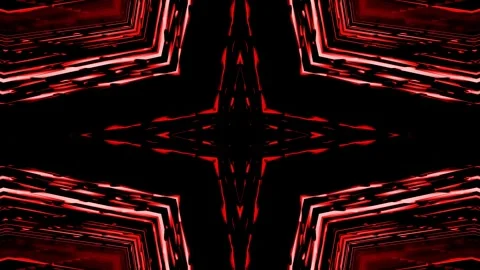Abstract animated background. red flashing patterns and lines on black backgroun Stock-Footage 302063574