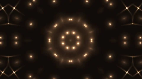 Abstract Animated Background Rotating Glowing Dots Stock Footage 295807892