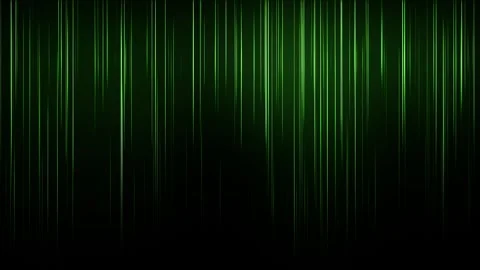 Abstract animated background of shimmering green lines on black background. Use Stock Footage 277568623