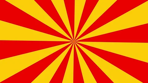 Abstract animated background with spinning yellow orange and green curved s.. Stock Footage 309845451