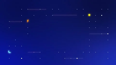 Abstract animated background with stripes, particles and sun Stock Footage 170882817