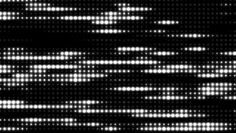 Abstract animated background with white dots lighting up and fading Stock Footage 282053243