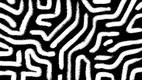 Abstract animated background of white grunge brush strokes. Video stock 307566437