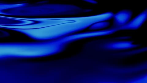 Abstract Animated Blue Liquid Background. 4k Seamless Loop Animation Stock Footage 316513794