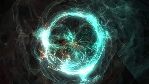 Abstract animated blue motion background of spinning spheres. Stock-Footage 82704192