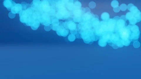 Abstract animated blurred blue background. 3d render Stock-Footage 233064541