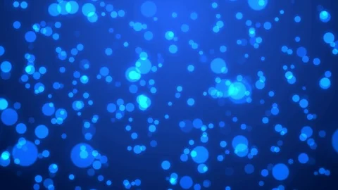 Abstract animated bokeh blue background Stock Footage 120560751