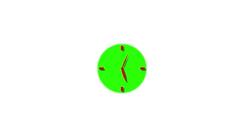 Abstract animated of clock icon animation background 動画素材 336549369