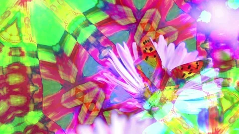 Abstract Animated Colors Background Vidéo 106139075