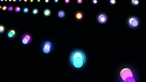 Abstract animated computer screen saver Stock Footage 93555748